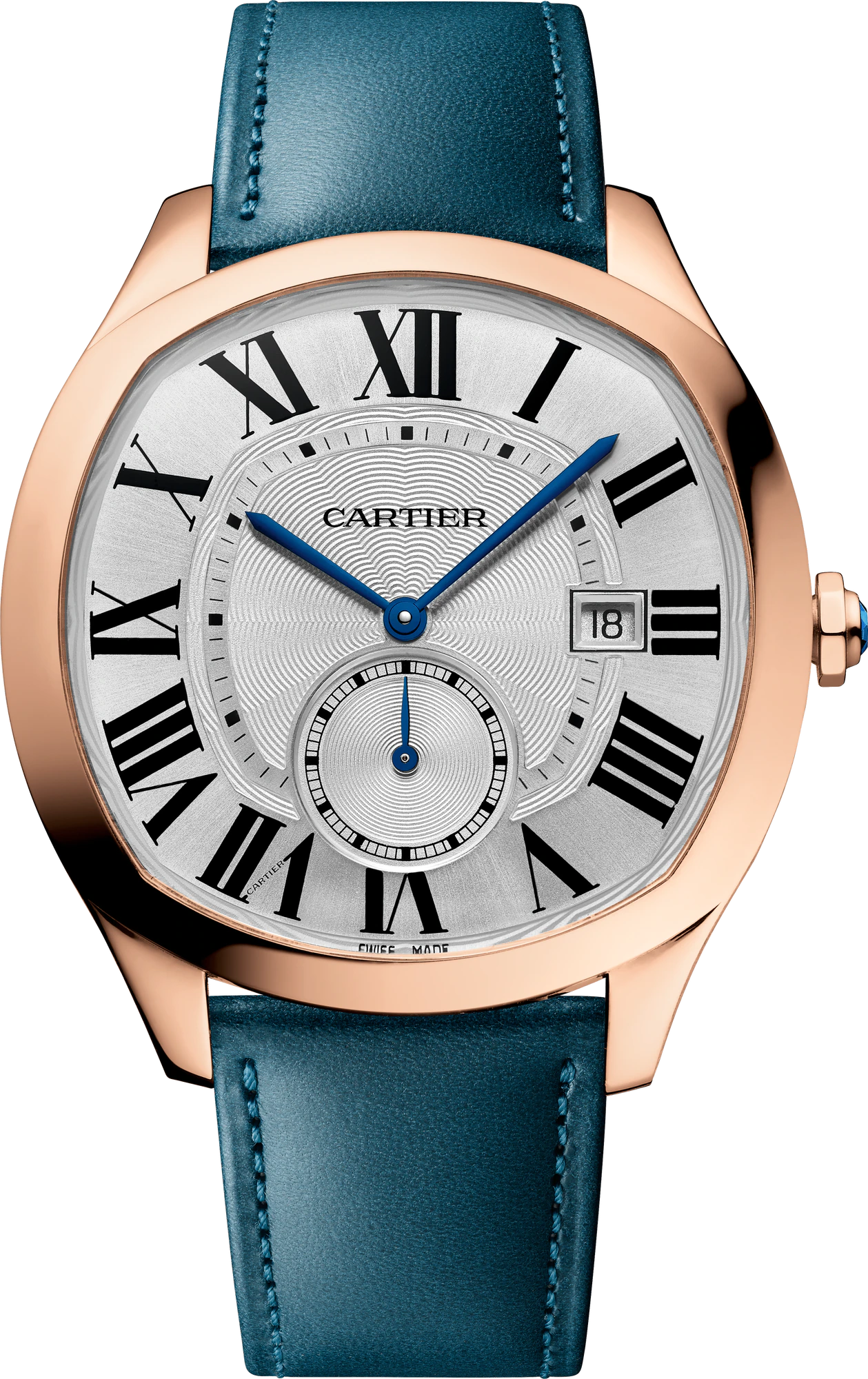 Cartier Drive 18K Rose Gold Men’s Watch, WGNM0022