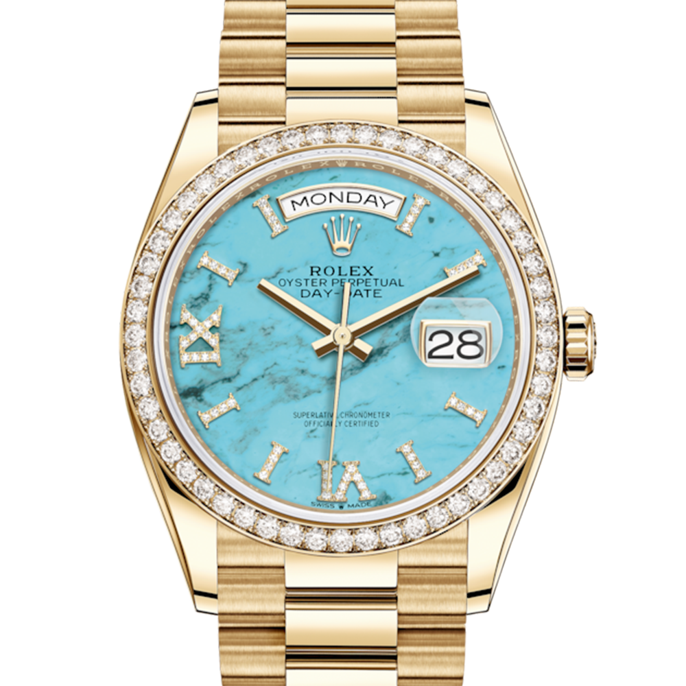 LadyRolex  DAY-DATE 36，128348RBR