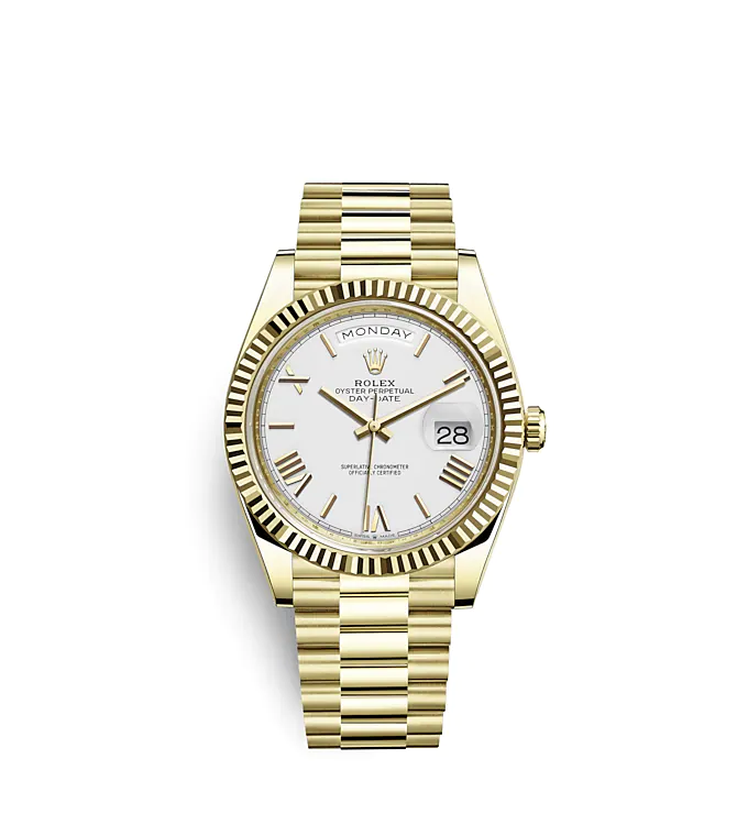 Rolex Day-Date 40 White/18 carat yellow gold 40 mm