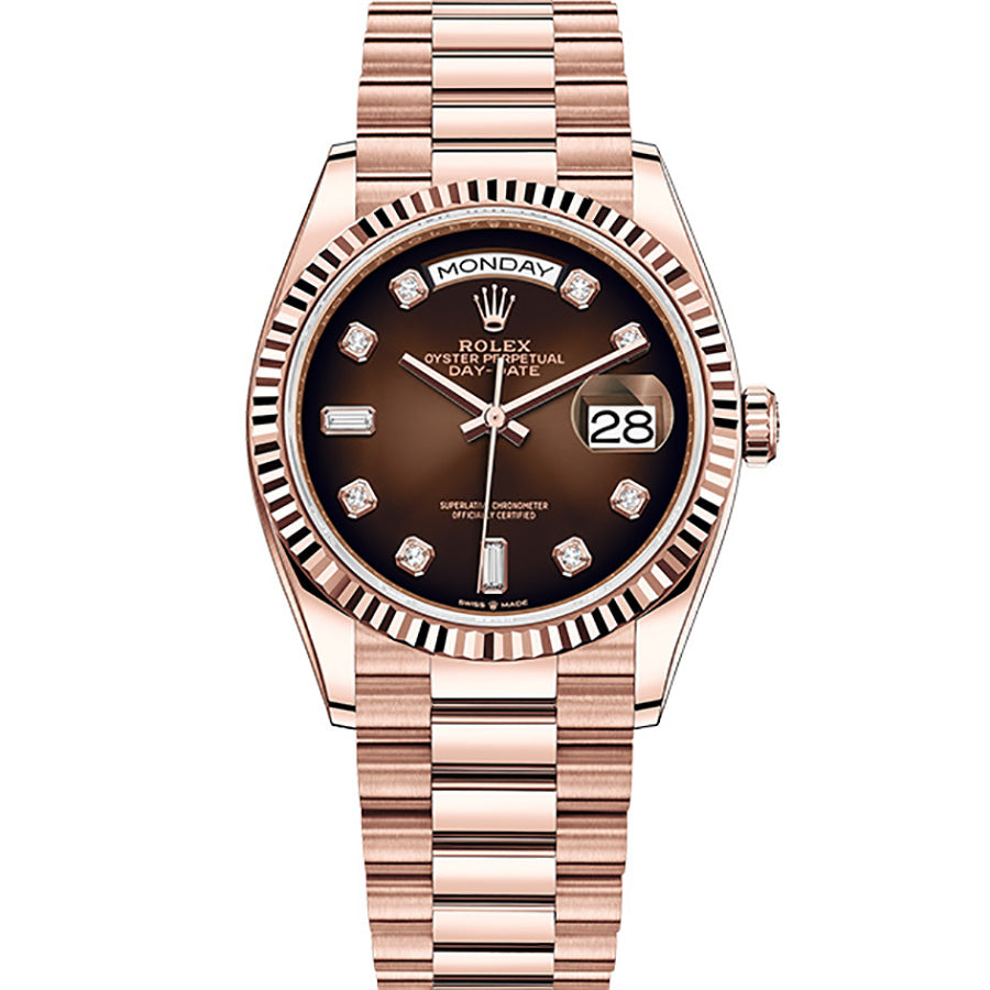 Rolex DAY-DATE 36 Oyster, 36 mm, Everose gold m128235-0037