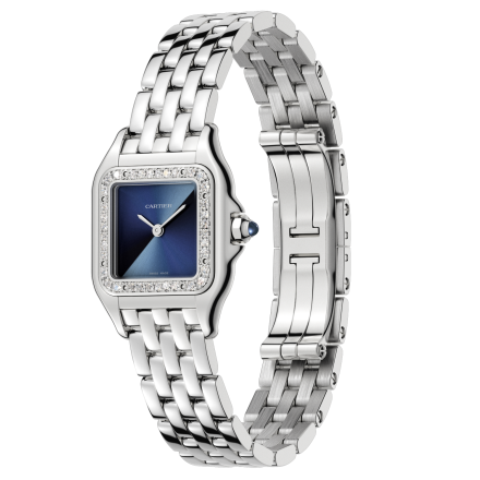 Cartier Panthère Stainless Steel & Diamonds Ladies Watch, W4PN0013