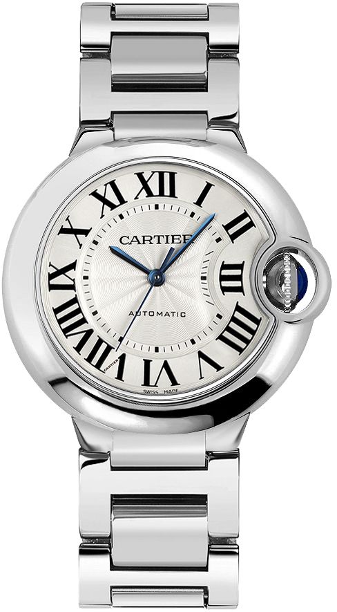Cartier Ballon Bleu Stainless Steel Unisex Watch, WSBB0048