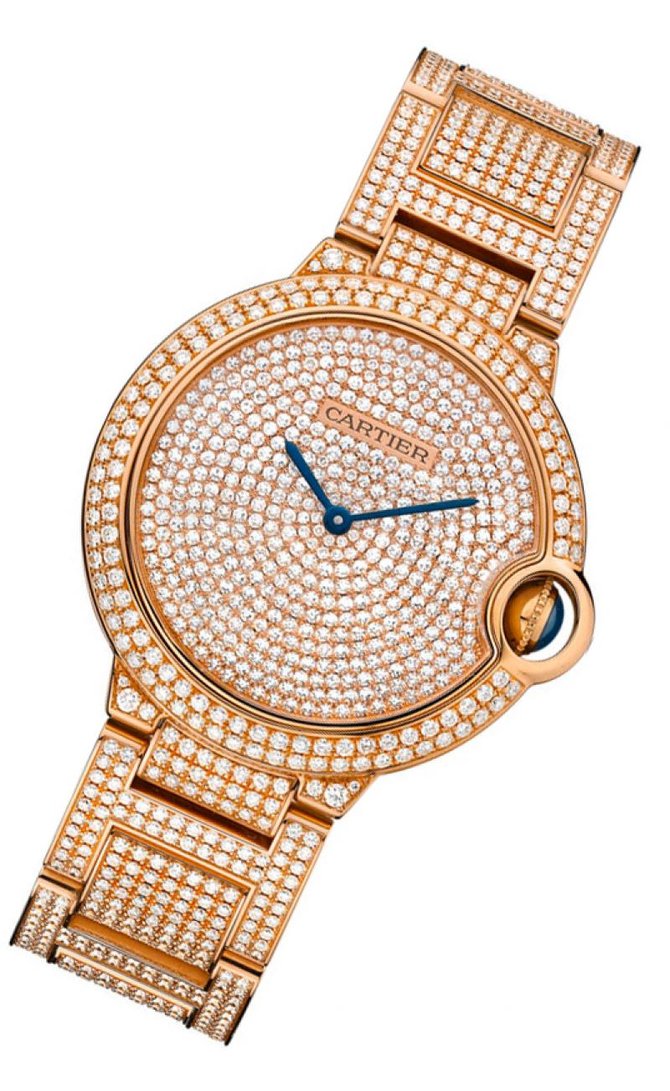 Cartier Ballon Bleu 18K Rose Gold & Diamonds Lady’s Watch, HPI00489