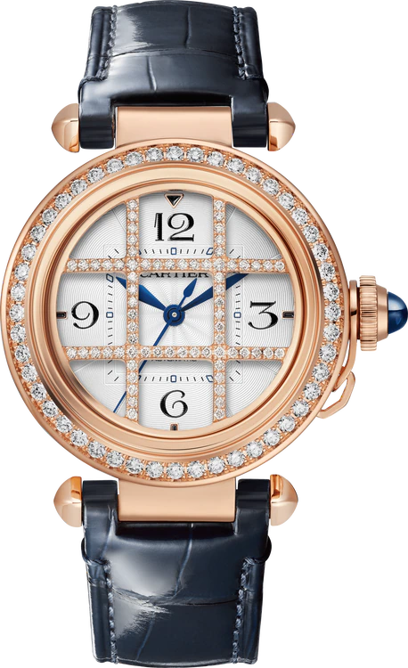 Cartier Pasha 35 mm Rose Gold & Diamonds Lady’s Watch, WJPA0020