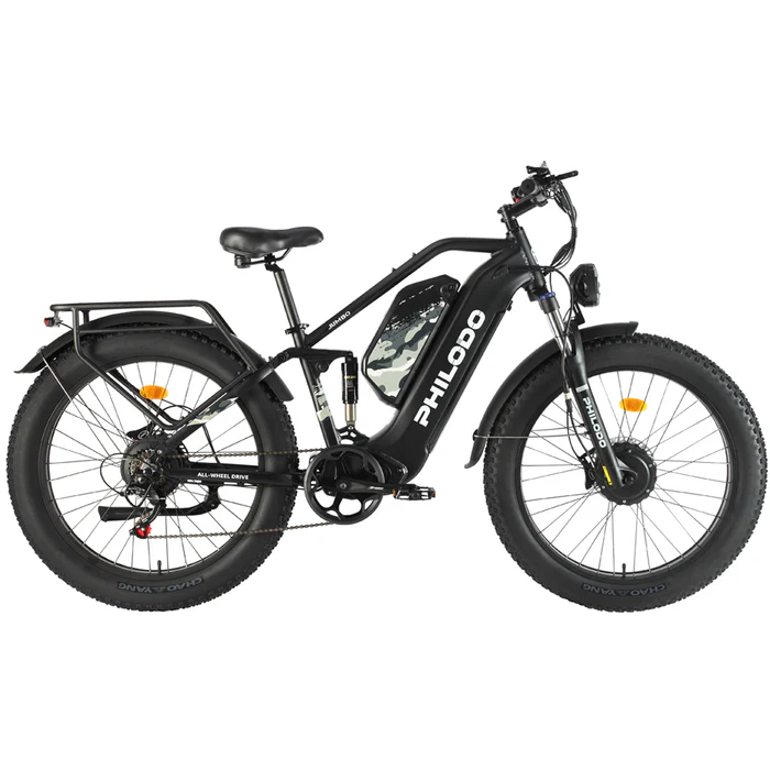 PHILODO Jumbo Dual Motor Dual Battery Full Suspension Electric Bike