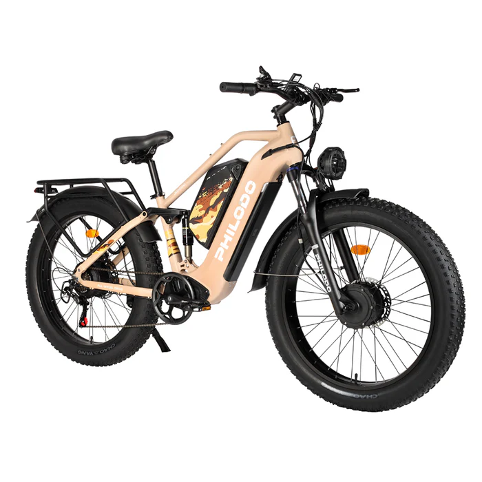 PHILODO Jumbo Dual Motor Dual Battery Full Suspension Electric Bike