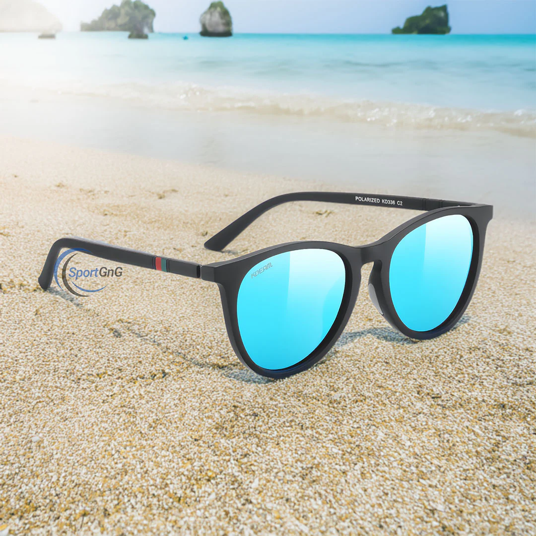 Oversized Round Polarized Sunglasses