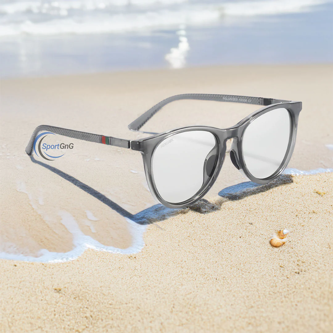 Oversized Round Polarized Sunglasses