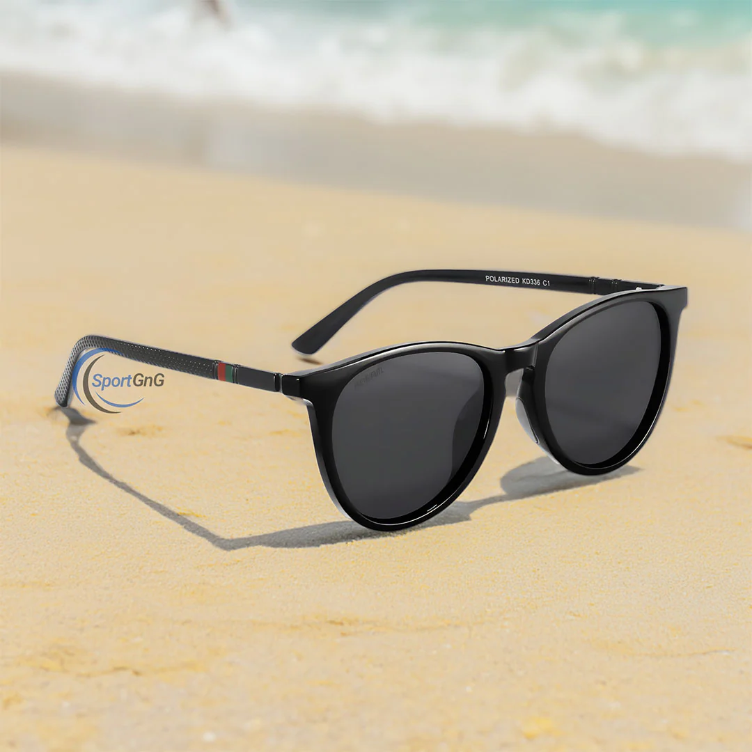 Oversized Round Polarized Sunglasses