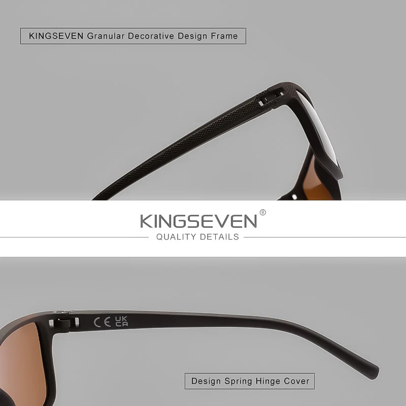 Classic Polarized Square Sunglasses