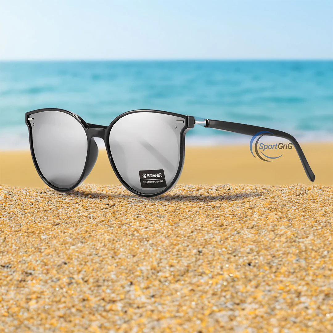 GlamourGlow Cat Eye Polarized Sunglasses