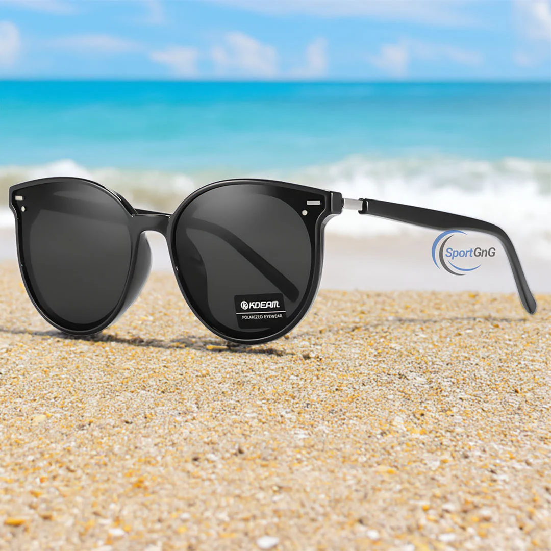 GlamourGlow Cat Eye Polarized Sunglasses