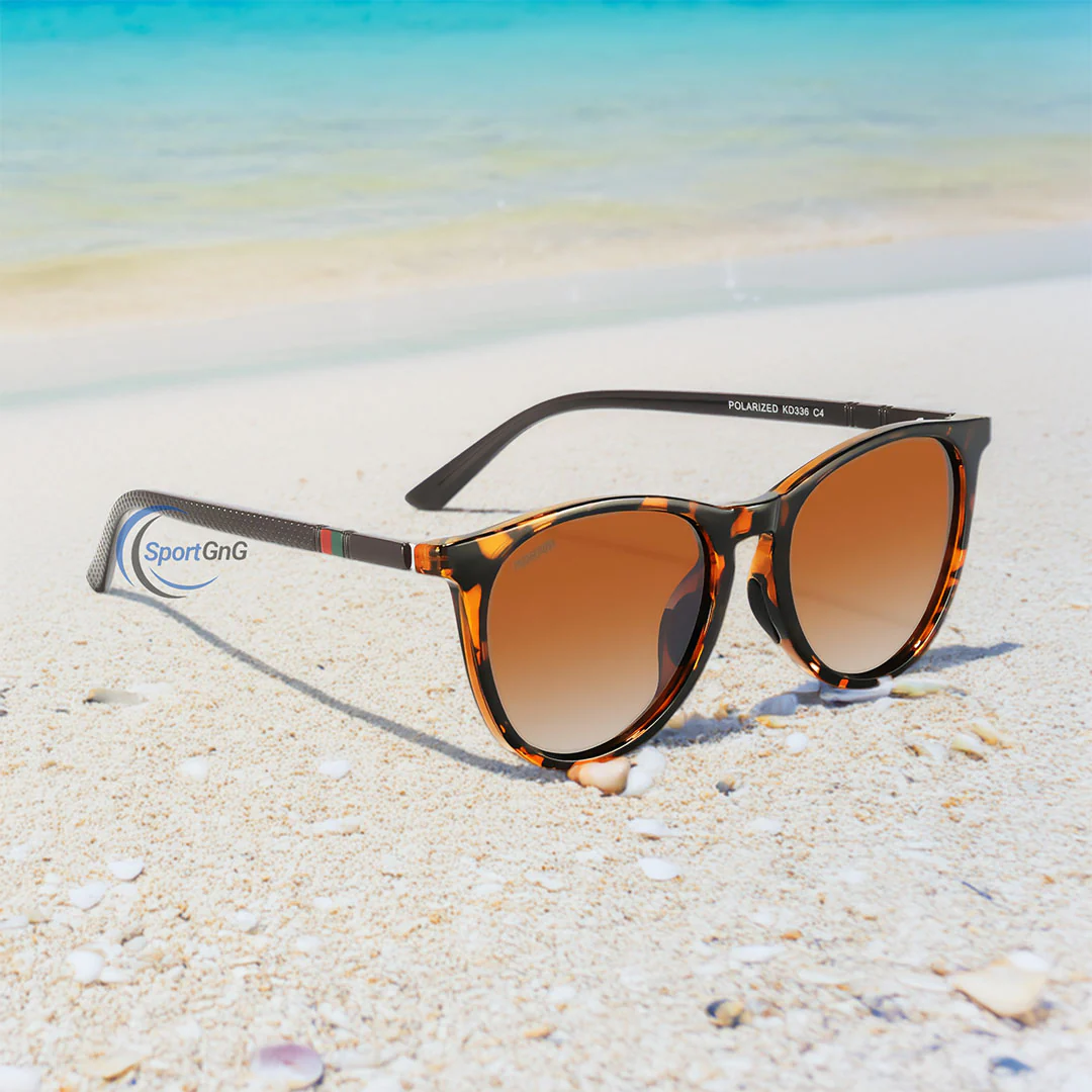 Oversized Round Polarized Sunglasses