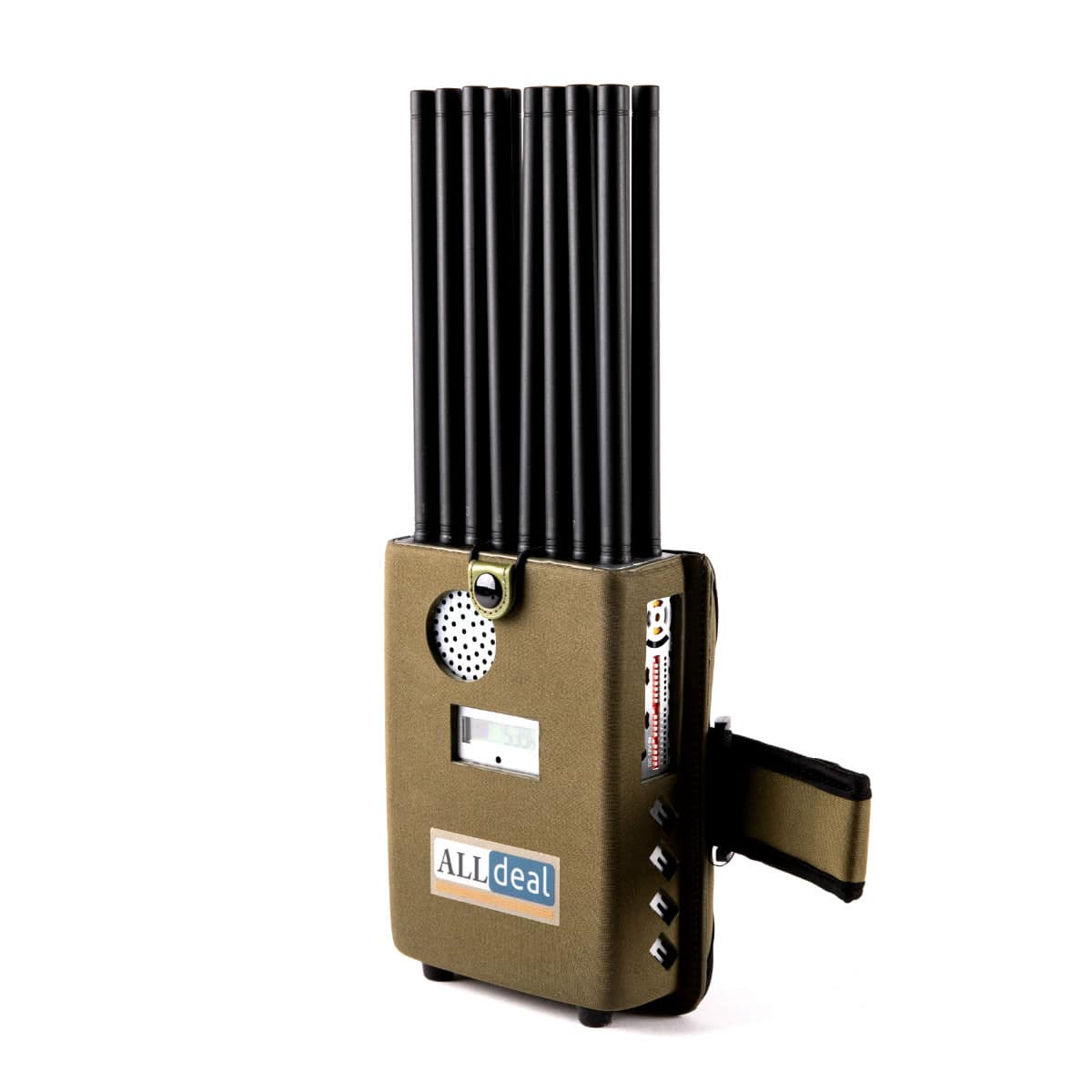 Handheld 18 Bands All-in-one 5G 5Ghz 3G 4G LTE GPS RC WIFI LOJACK UHF Jammer up to 25m
