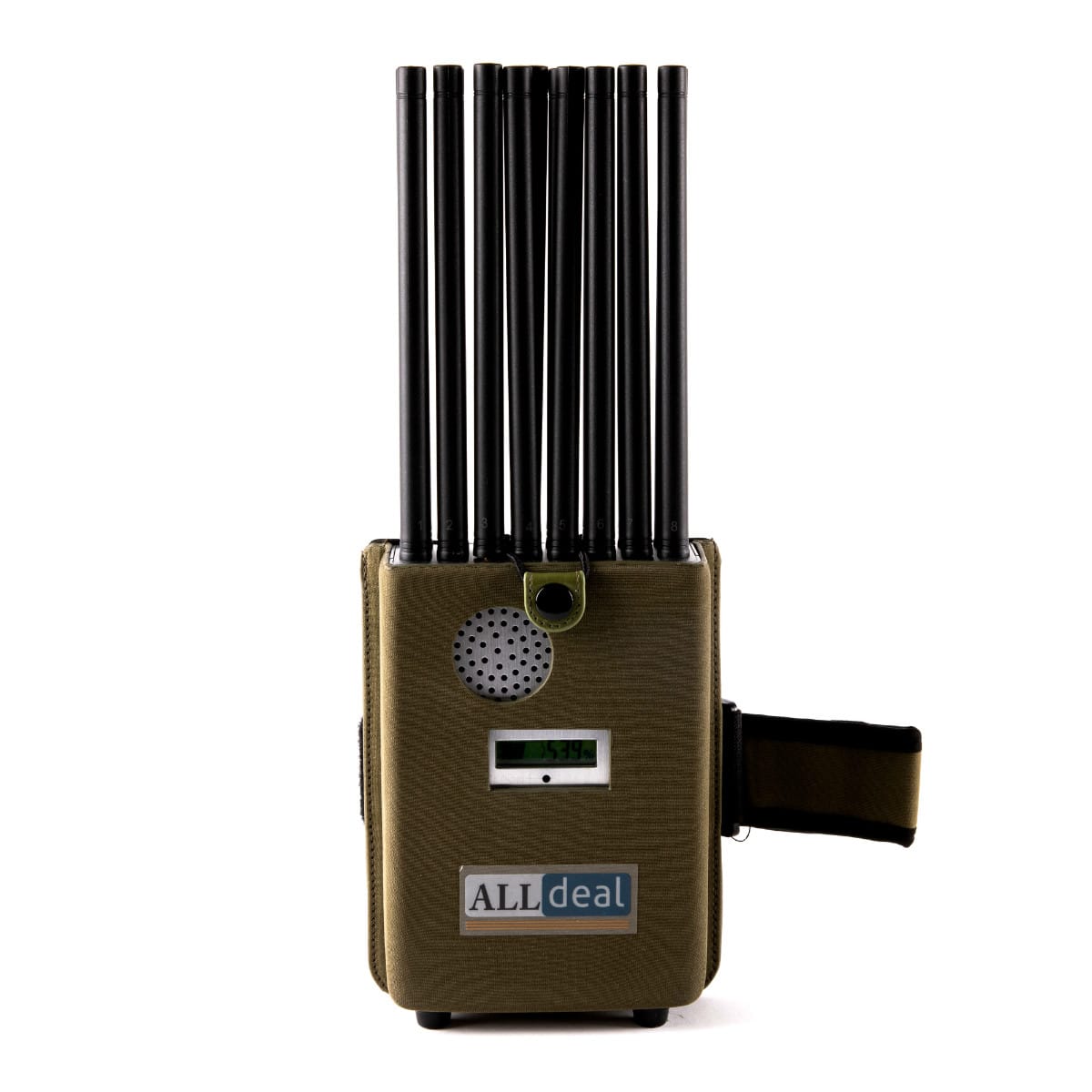 Handheld 18 Bands All-in-one 5G 5Ghz 3G 4G LTE GPS RC WIFI LOJACK UHF Jammer up to 25m