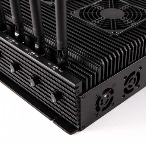 The New Launch 16 bands all in one 5G 4G WIFI 5G DRONE GPS LOJACK UHF VHF Signal Jammer with advance cooling system, Range upto 100