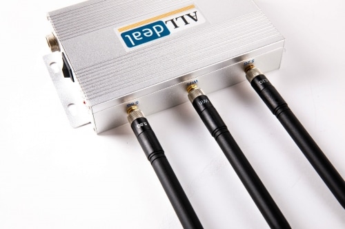 Full Bands Bluetooth and Wi-Fi 2.4G 5.2G 5.8G Signal Jammer,6W Range Up to 30m