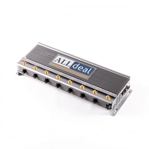 New Powerful 8 Bands Anti UAV Drone Jammer 50W Output Power Radius up to 300m