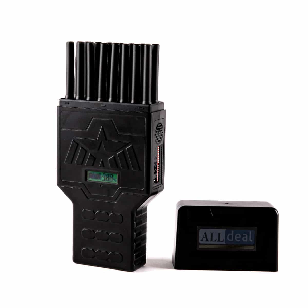 Handheld 16 Bands All-in-one 5G 5Ghz 3G 4G LTE GPS RC WIFI LOJACK UHF Jammer up to 20m