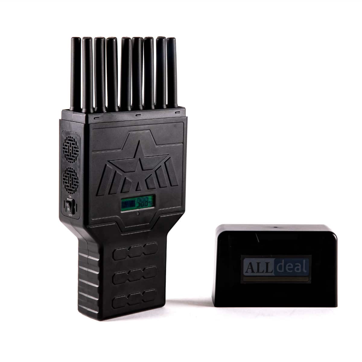 Handheld 16 Bands All-in-one 5G 5Ghz 3G 4G LTE GPS RC WIFI LOJACK UHF Jammer up to 20m