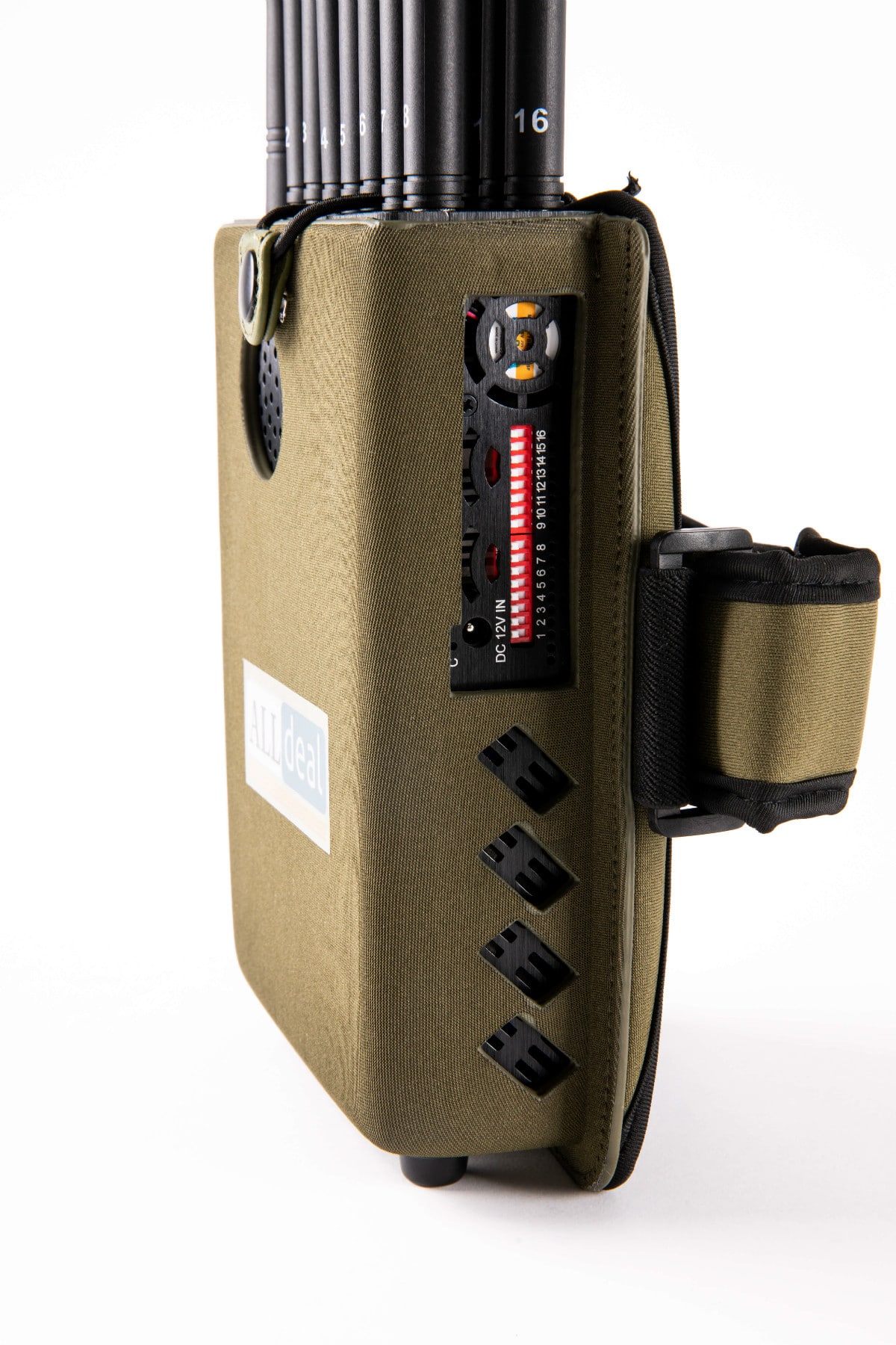 The Latest Handheld 16 Bands All-in-one 5G 5Ghz 3G 4G LTE GPS RC WIFI LOJACK UHF Jammer up to 25m