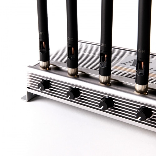 New Powerful 8 Bands Anti UAV Drone Jammer 50W Output Power Radius up to 300m