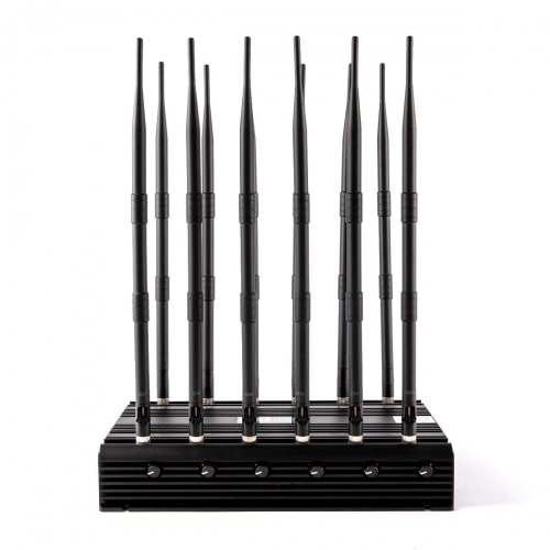 Adjustable 12 Antennas 5G 5GHZ 4G WIFI RC UHF VHF GPS DRONE Jammer Up to 50M