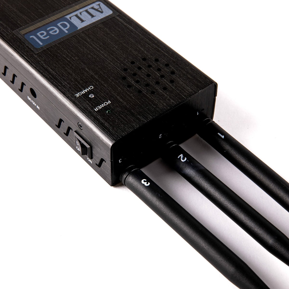 Handheld 315 433 868MHZ Car Key,TV,Remote Control Jammer,Radius up to 100meters , 8000mAh (10W)