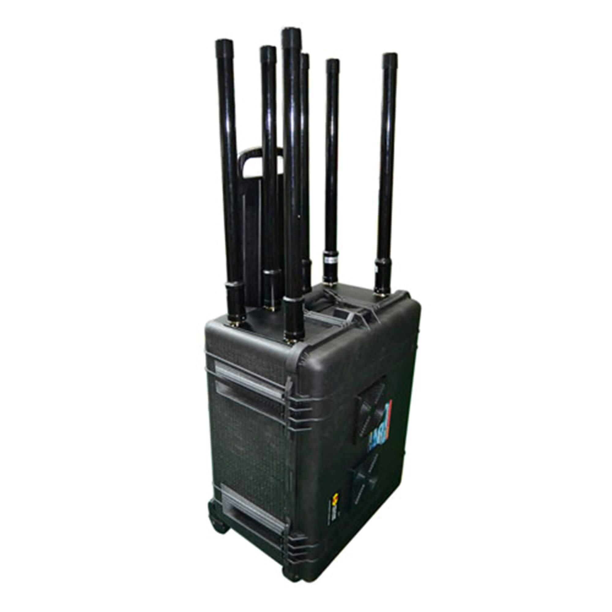 Portable High Power Signal Jammer with Output Power 300W Mobile Phone 4GLTE WIFI Blocker Jamming up to 1500m