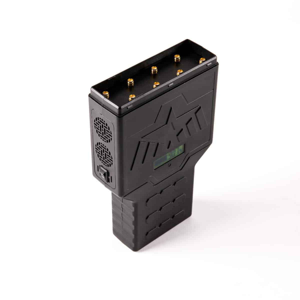 Powerful 8 Antennas Handheld 5G 4G WIFI GPS Jammer Radius up to 40 meters (24W)