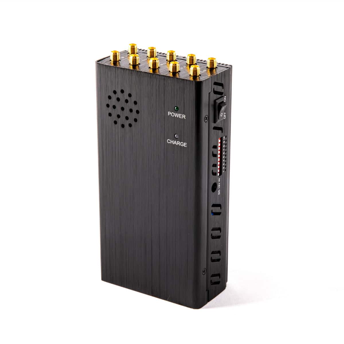The Latest 10 Antennas Portable 5G LOJACK GPS Jammer,Radius up to 15m ,8000mAh (10W)