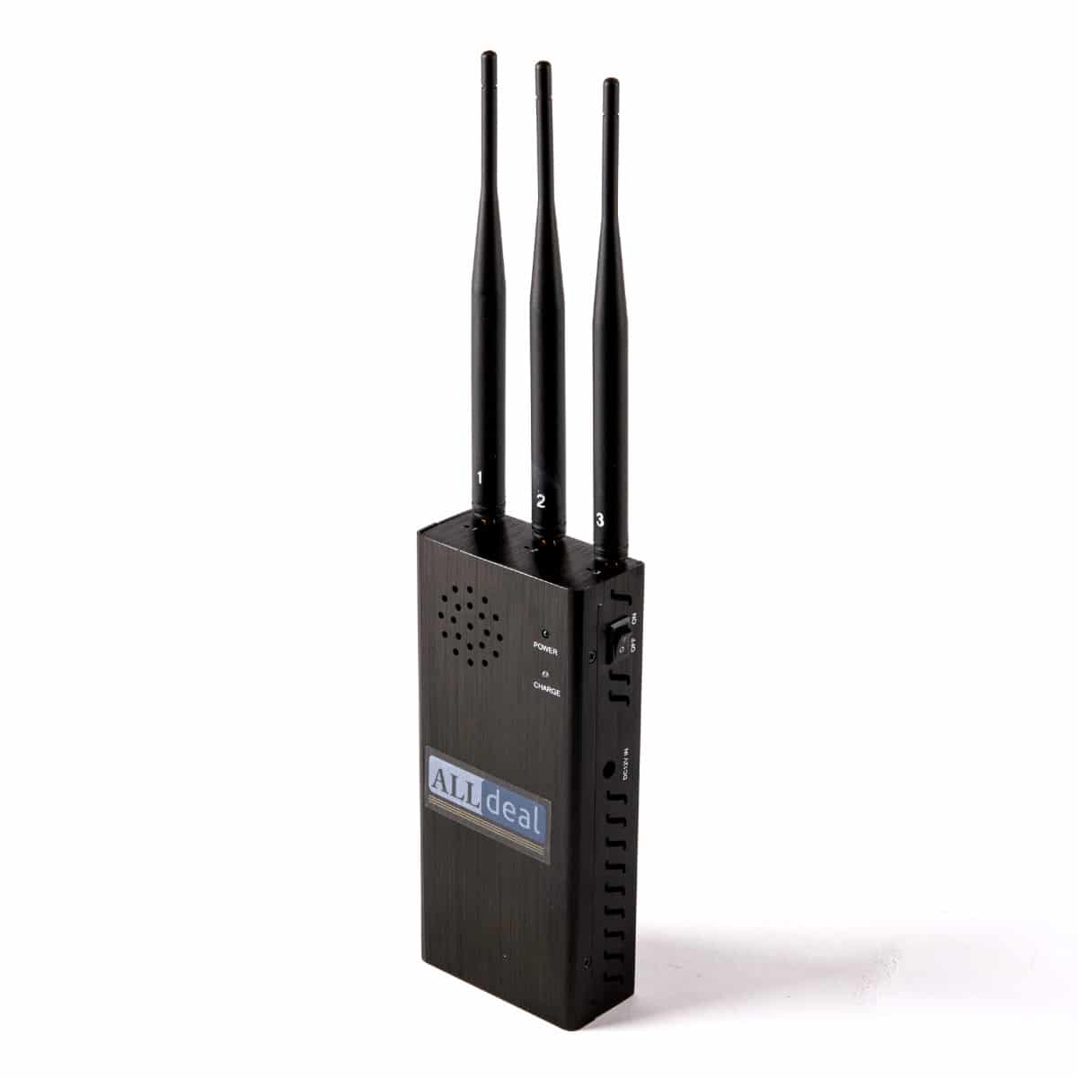 Handheld 315 433 868MHZ Car Key,TV,Remote Control Jammer,Radius up to 100meters , 8000mAh (10W)