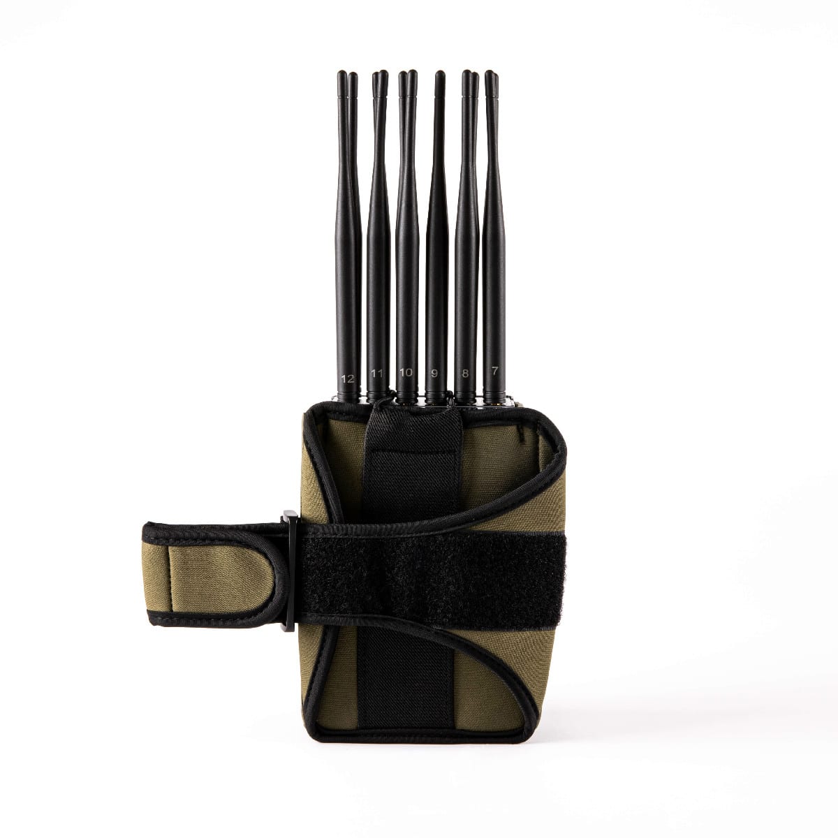 ALLDEAL 12 Antennas Portable 5G LTE Cell Jammer 5.8G Wi-Fi Scrambler,Radius up to 20m ,12000mAh (12W)