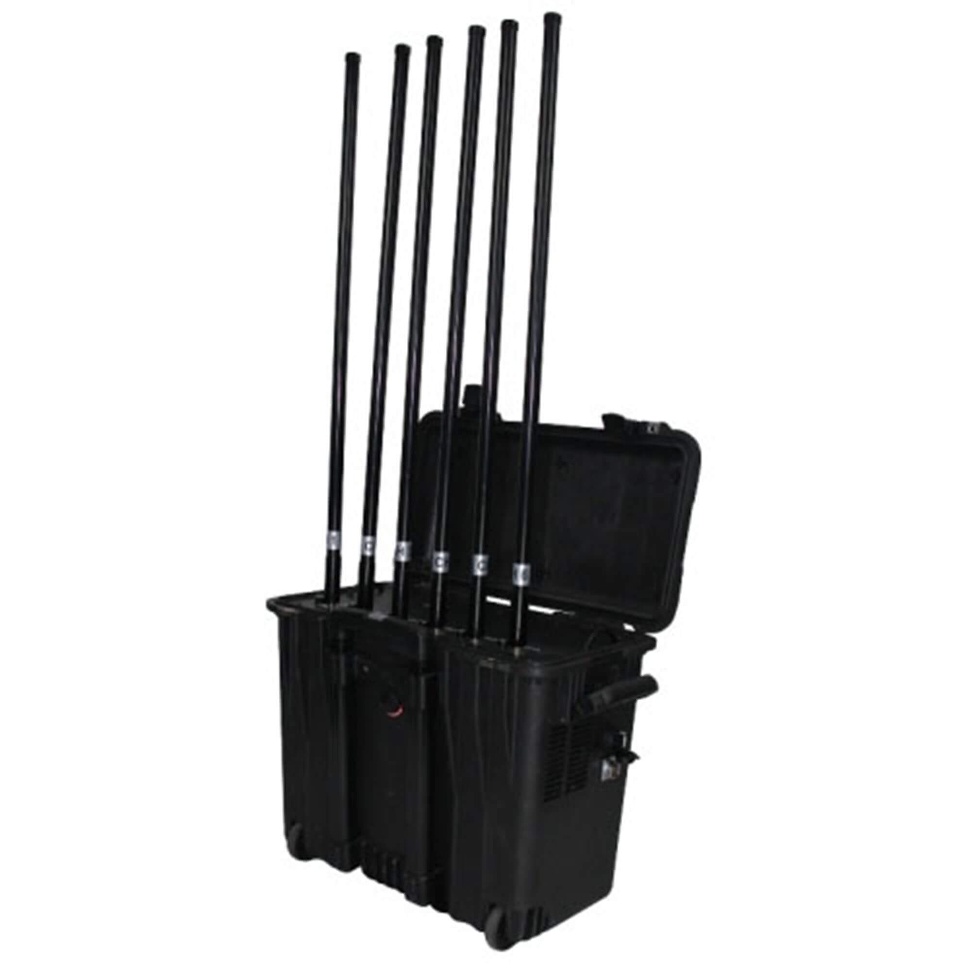 Draw-bar box Portable High Power Mobile Phone 4GLTE WIFI Jammer with Output Power 220W Jamming up to 1000m