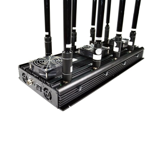 8 Bands High Power Cell Phone Signal Jammer 3G 4G WIFI GPS LOJACK 170 Watt Radius up to 150m