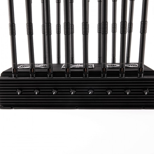 The New Launch 16 bands all in one 5G 4G WIFI 5G DRONE GPS LOJACK UHF VHF Signal Jammer with advance cooling system, Range upto 100