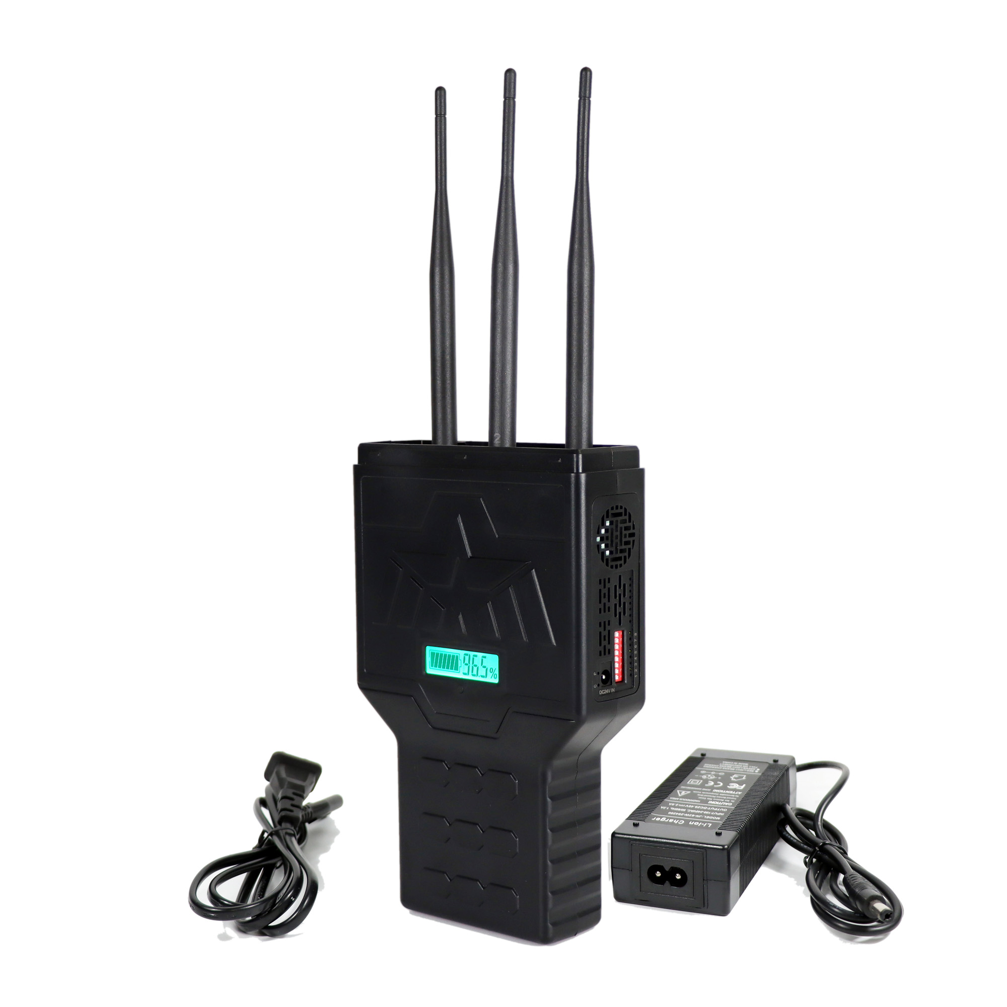 Unique 6W High Power 3 Bands Handheld WIFI Bluetooth Signal Jammer up to 40m