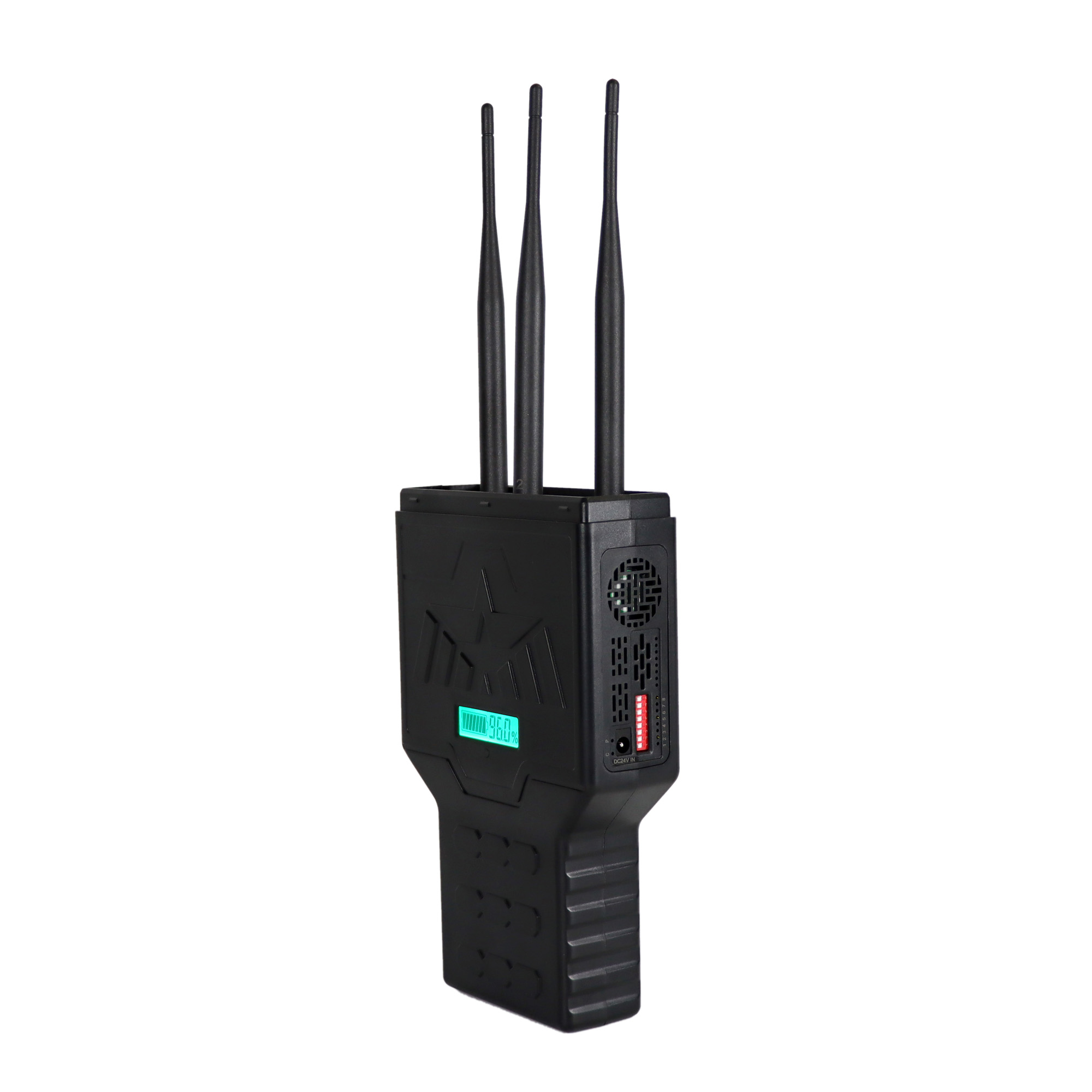Unique 6W High Power 3 Bands Handheld WIFI Bluetooth Signal Jammer up to 40m