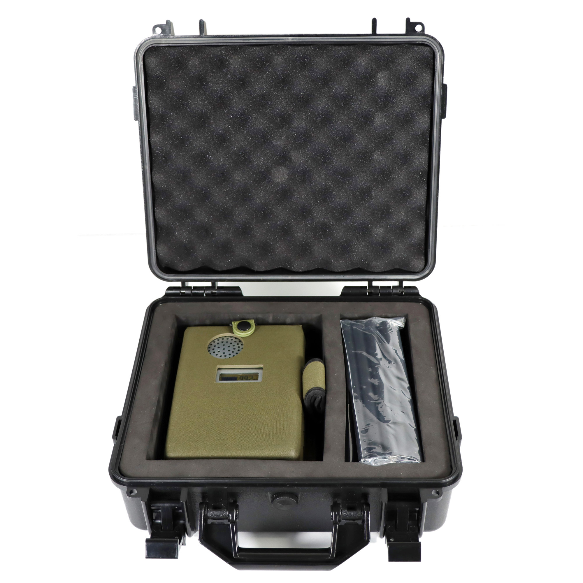 New High Power Handheld 12 Antennas 5G Cellphone Signal Jammer With Nylon Cover, Blocking 2G 3G 4G 5G Wi-Fi GPS UHF VHF, 37 Watts Jamming up to 40m