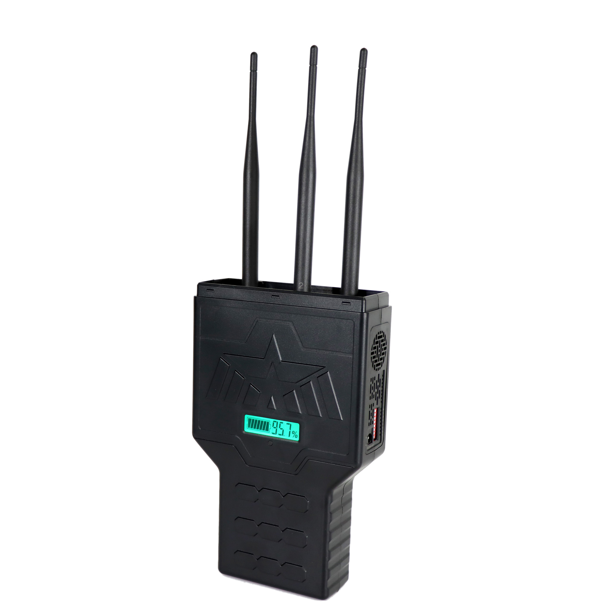 Unique 6W High Power 3 Bands Handheld WIFI Bluetooth Signal Jammer up to 40m
