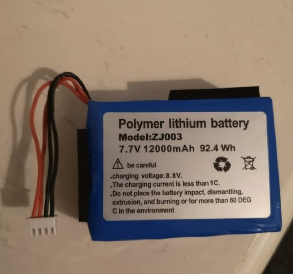 Model ZJ003 Polymer Lithium Battery