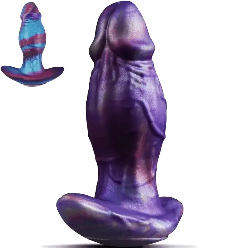High-Quality Adult Toy Silicone Invader Dildo, Featuring Alien Fantasy Monster Stimulation