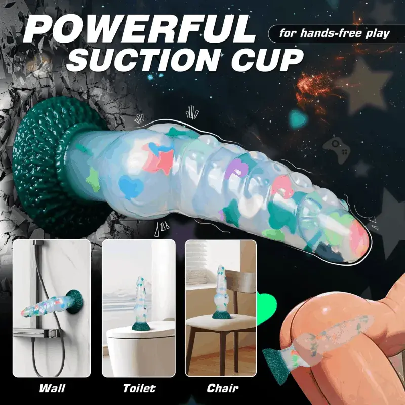 Fantasy Knot Dildo – XL Canine-Inspired Toy with Strong Suction Cup for Men, Women & Couples