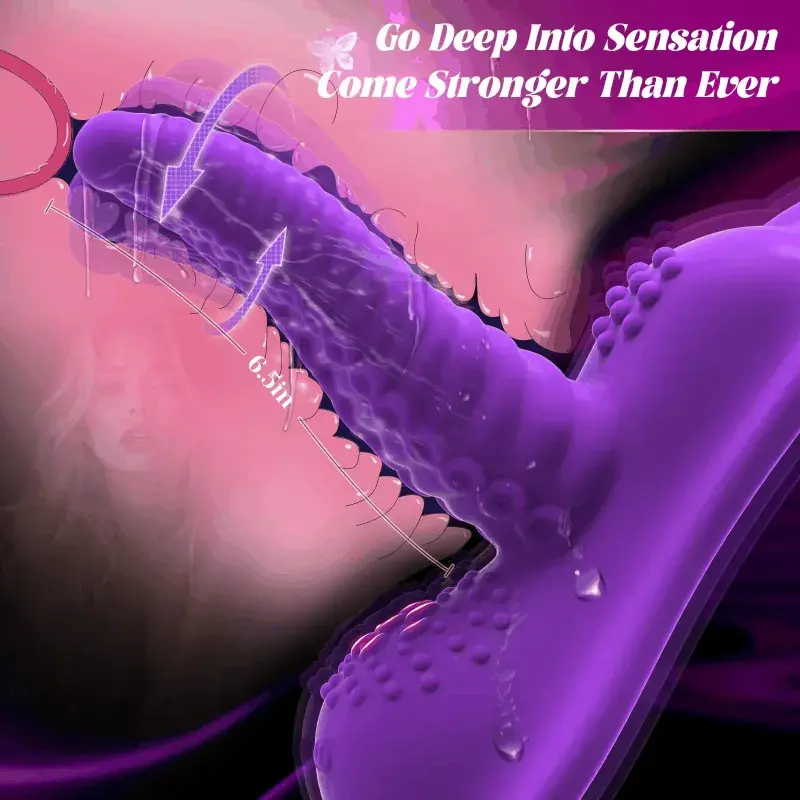 Monster Tentacle Vibrator – 10-Mode Triple Stimulator with Remote Control for G-Spot, Clit & Penetration
