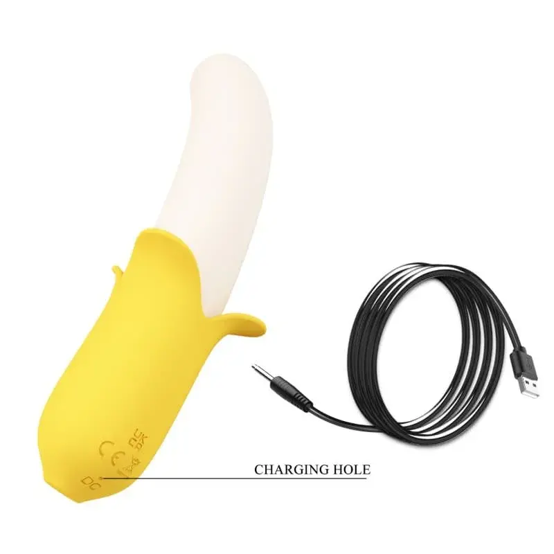 Pretty Love Banana – Rechargeable Fruit-Inspired Vibrator for Clitoral & Body Massage