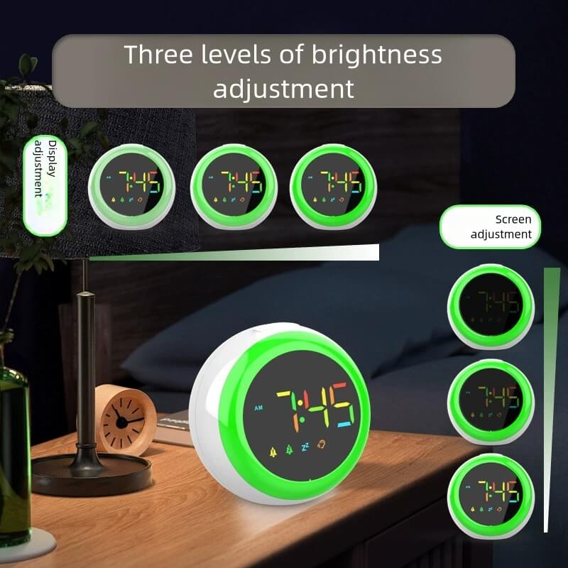 LIORQUE Voice-Controlled LED Digital Electronic Clock - LIORQUE