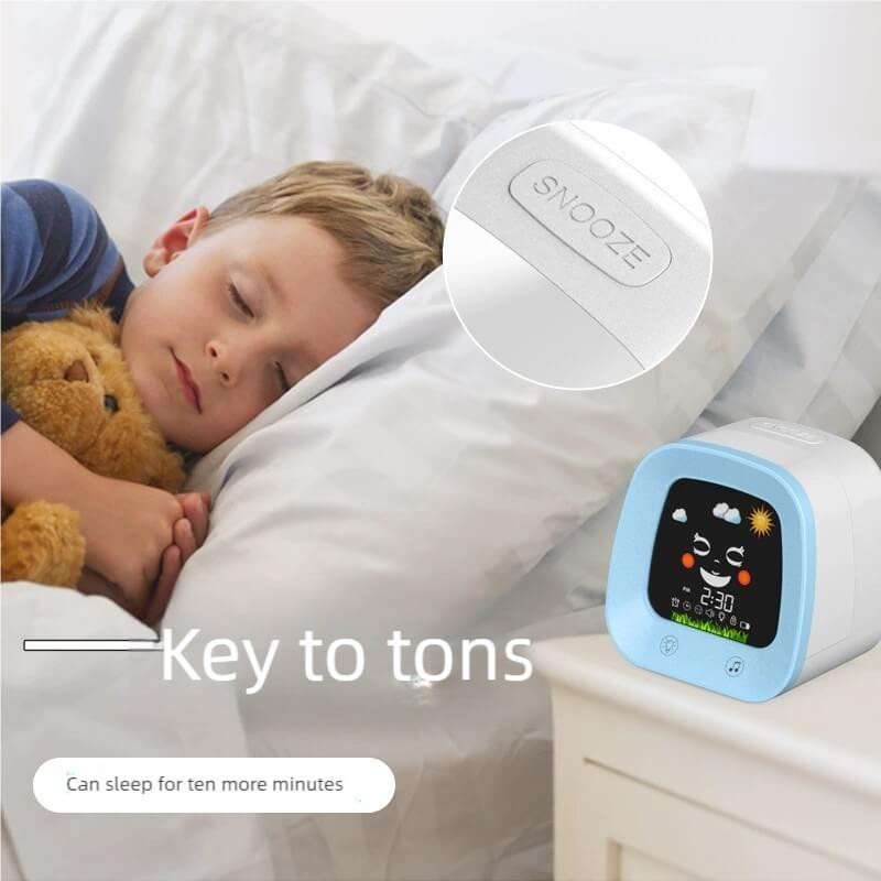 LIORQUE Digital Silent Luminous Children’s Student Bedside Alarm Clock - LIORQUE