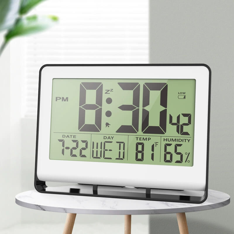 LIORQUE Large-Screen Silent Desktop & Wall-Mount Electronic Clock - LIORQUE