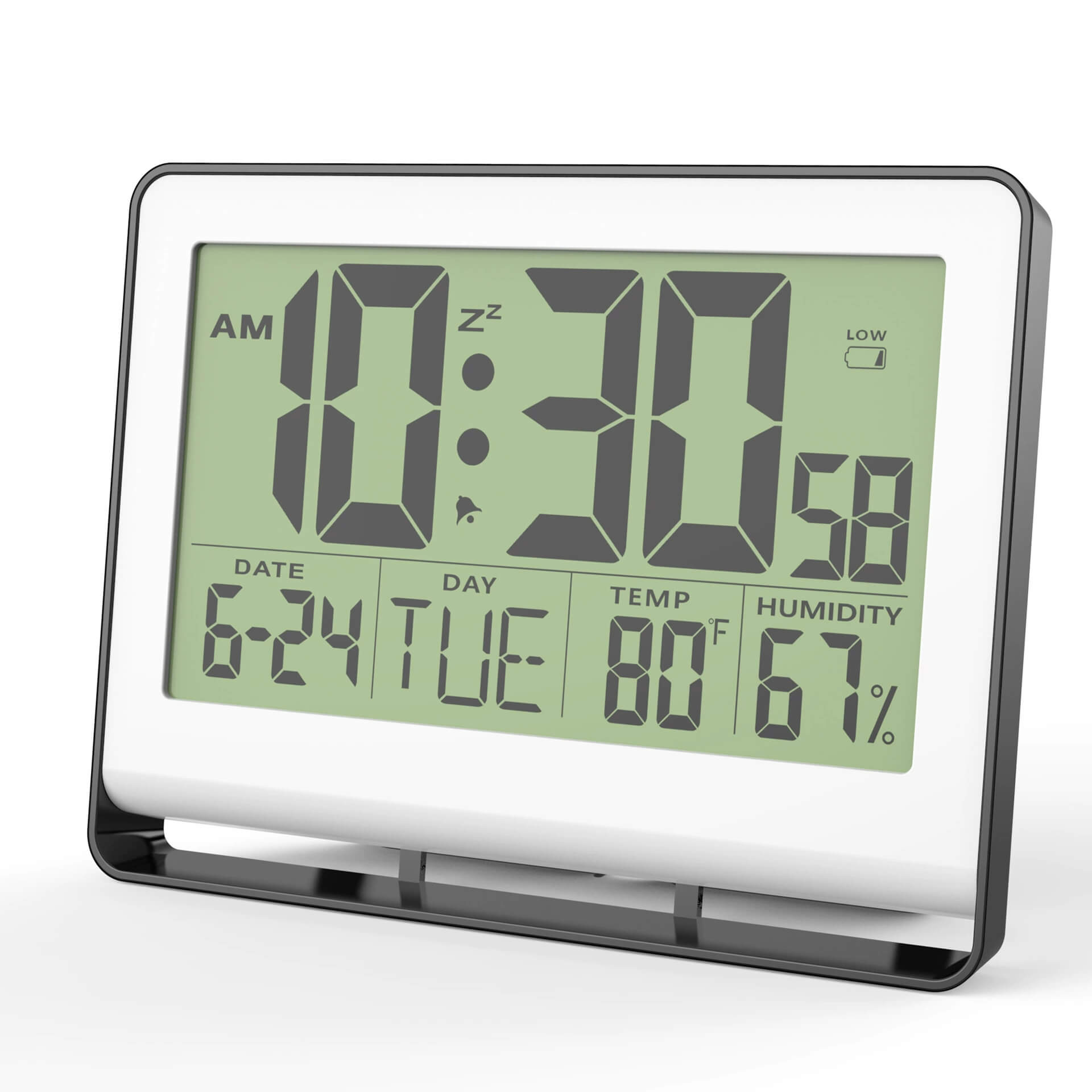 LIORQUE Large-Screen Silent Desktop & Wall-Mount Electronic Clock - LIORQUE