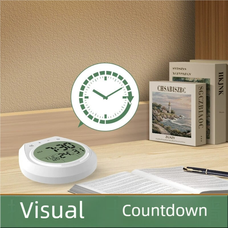 LIORQUE Drill-Free Waterproof Bathroom Wall Clock - LIORQUE